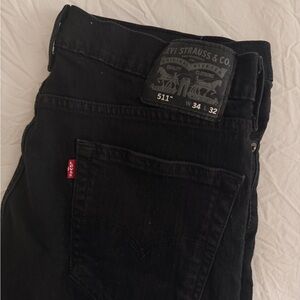 Levi's Men's Slim Black Jeans